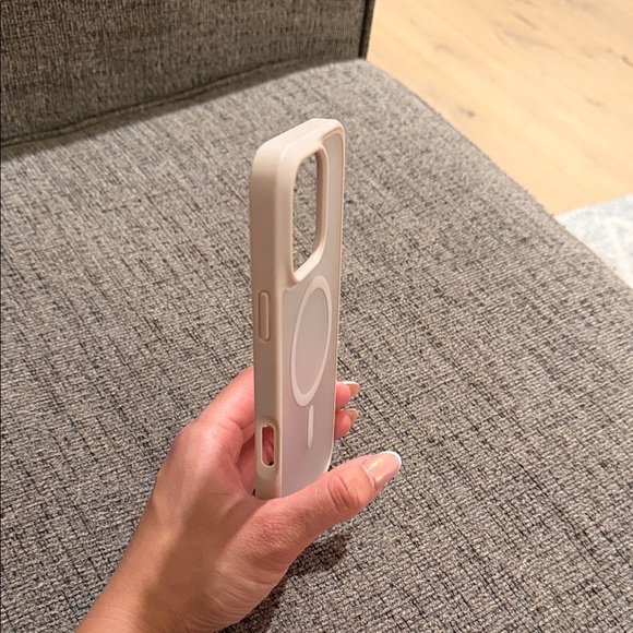 iPhone 16 Pro Max MagSafe Compatible Case - Cream - Picture 3 of 3